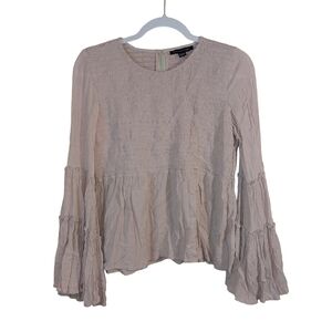 𝅺AMERICAN EAGLE OUTFITTERS LADIES BELL LONG SLEEVE TOP- XS